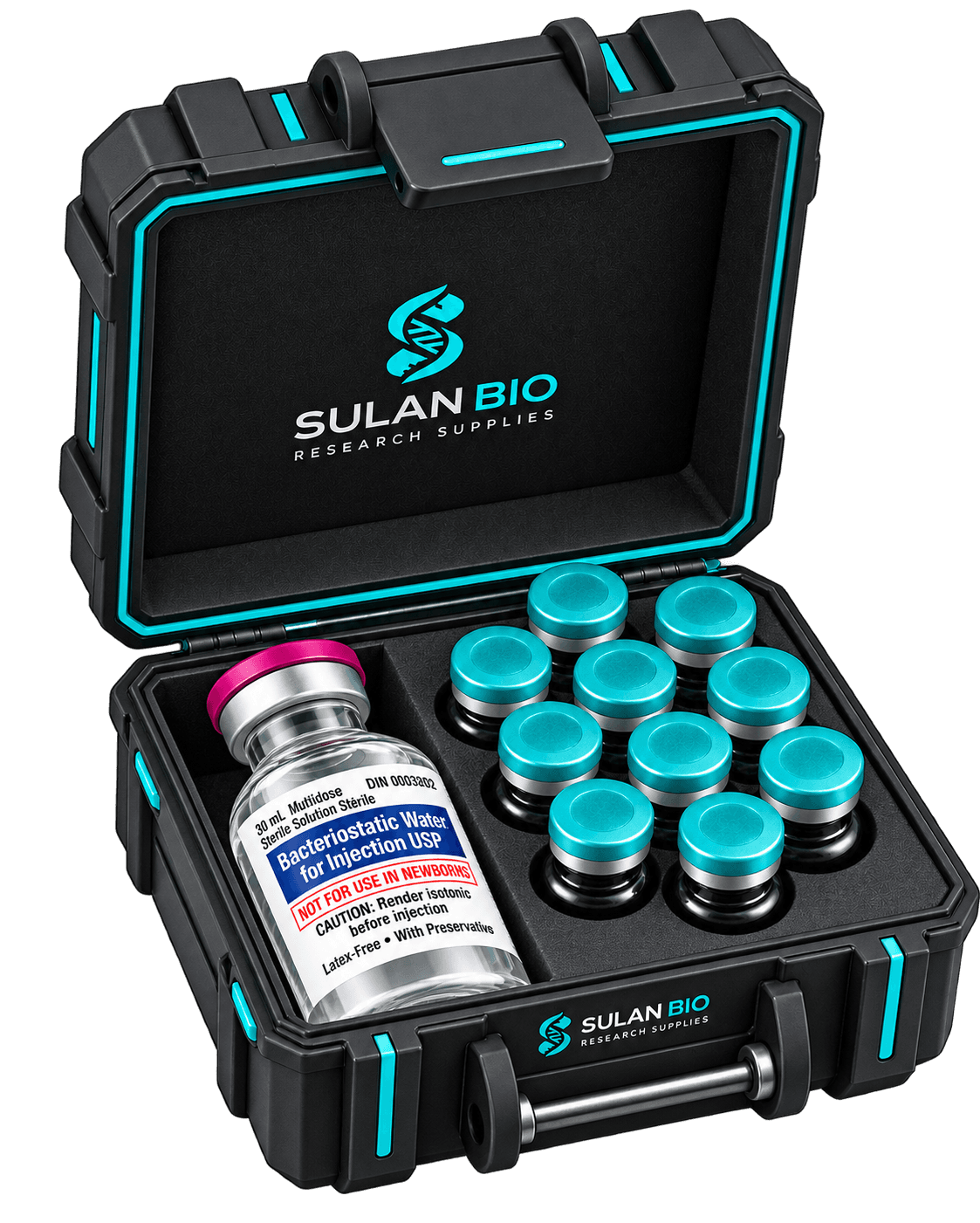 Bacteriostatic Water + Mixed Vial Case
