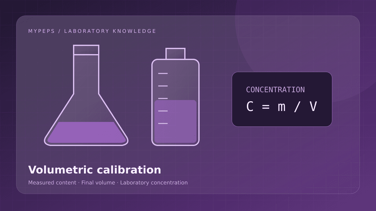 Laboratory vessels and mass-to-volume concentration equation