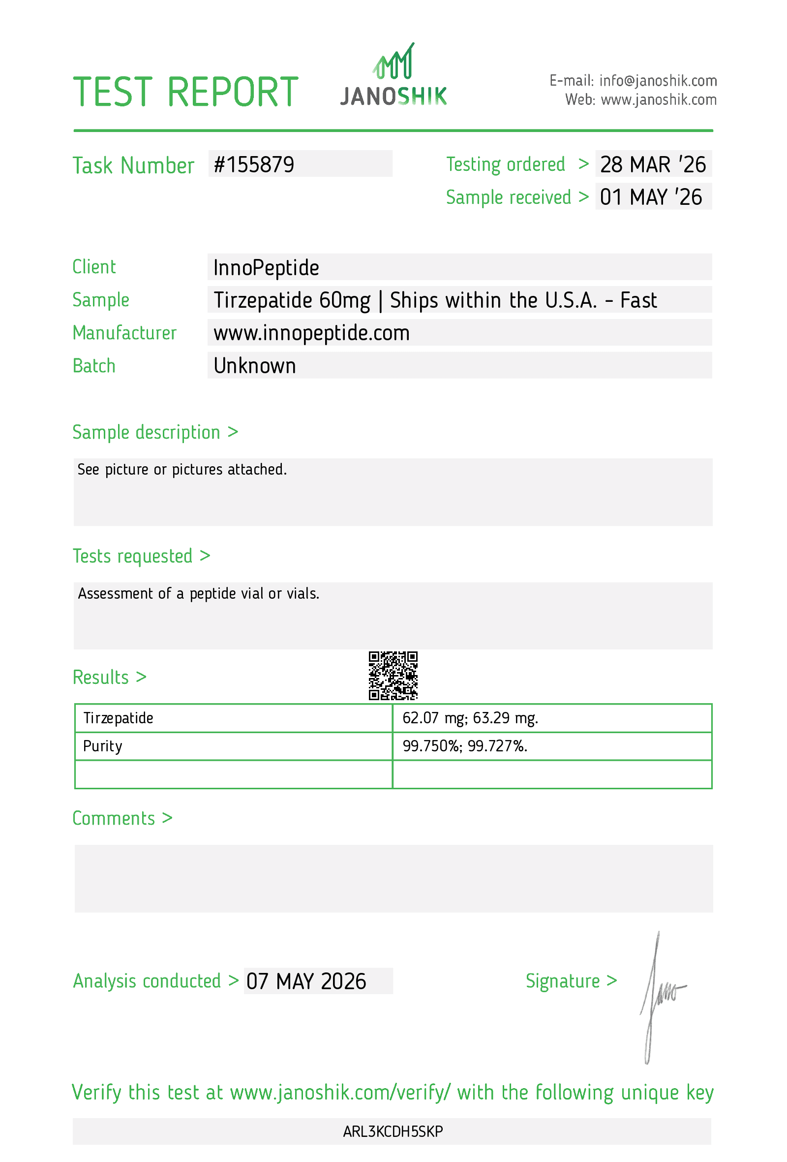Tirzepatide report #155879
